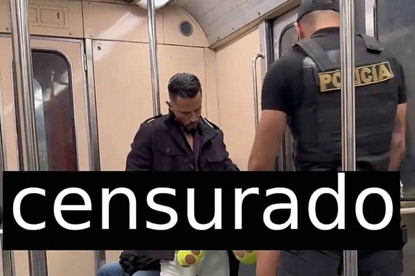 Suspenden a policía que participó en video nopor de Luna Bella en el Metro de CDMX