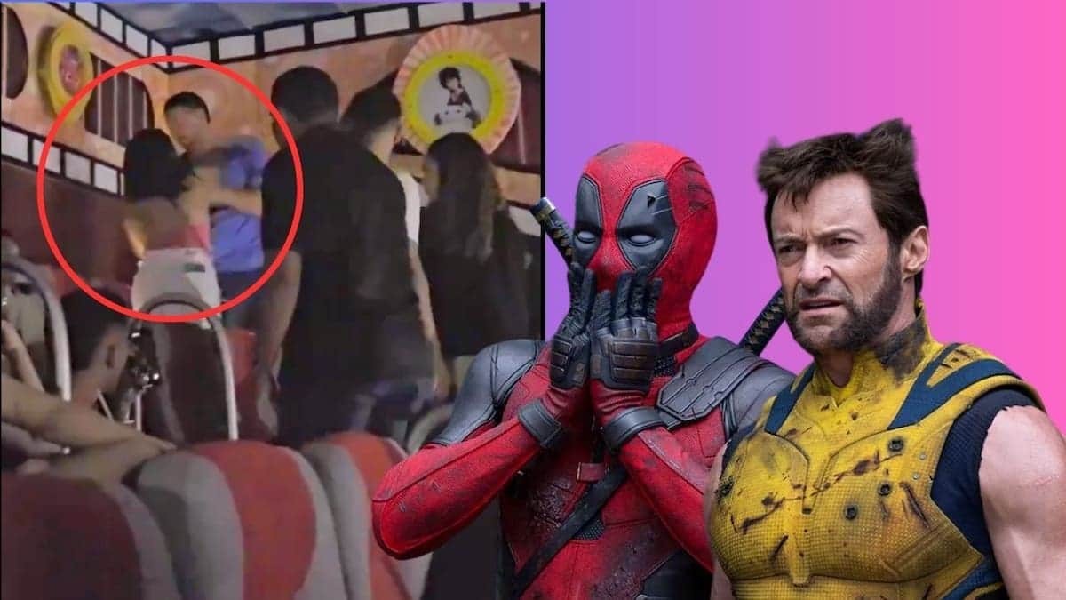 VIDEO: Mujer golpea a su novio por infiel en función de 'Deadpool&amp;Wolverine'