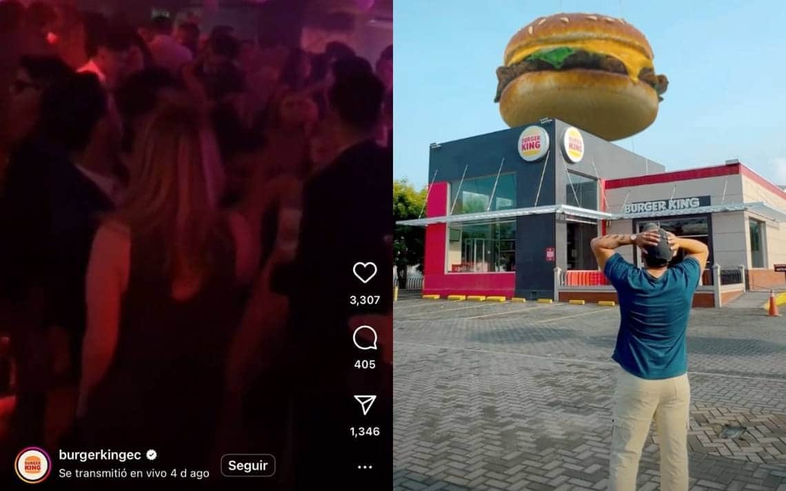 Empleado de Burger King transmite fiesta en las redes de la empresa