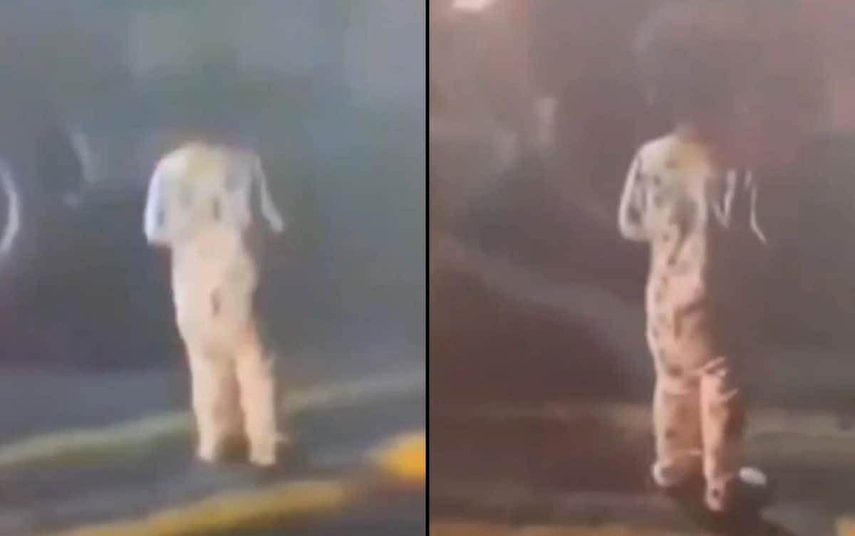 VIDEO: Encuentran a bebé caminando solo en una carretera de Puebla