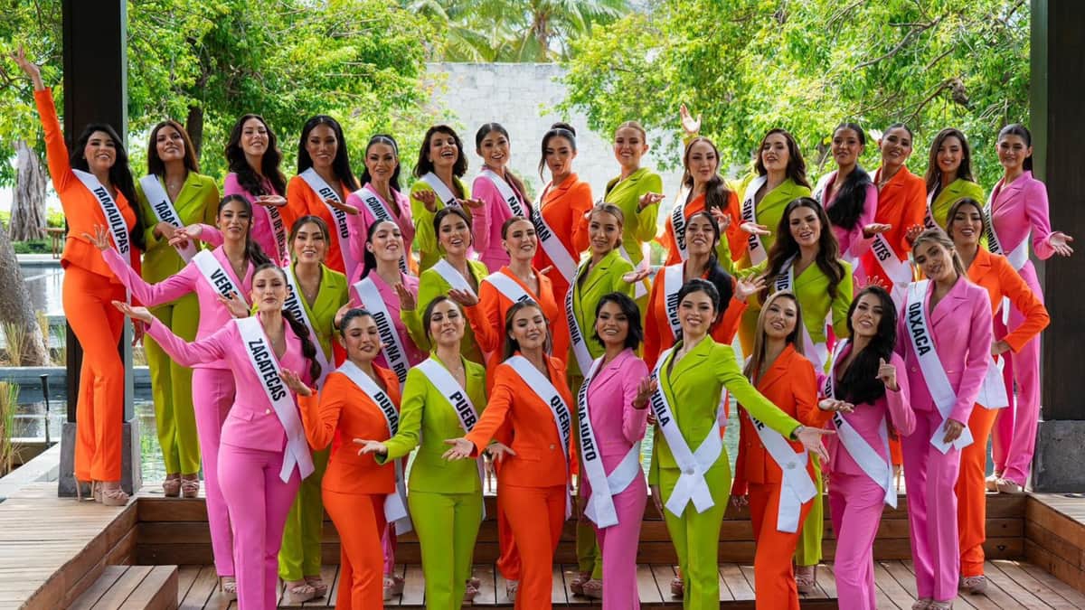 Llegan a Cancún las 33 finalistas de Miss Universe México 2024