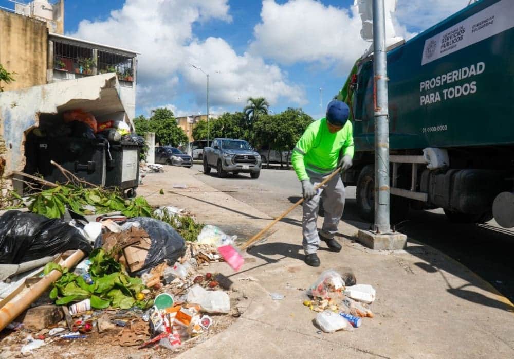 “No descansaremos hasta normalizar la recolección de basura en Solidaridad”: Estefanía Mercado