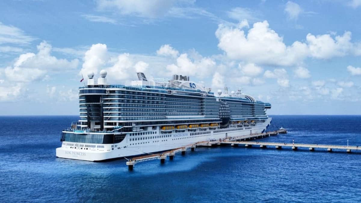 Crucero M/S Sun Princess arriba por primera vez a Cozumel impulsado por energía sostenible: APIQROO