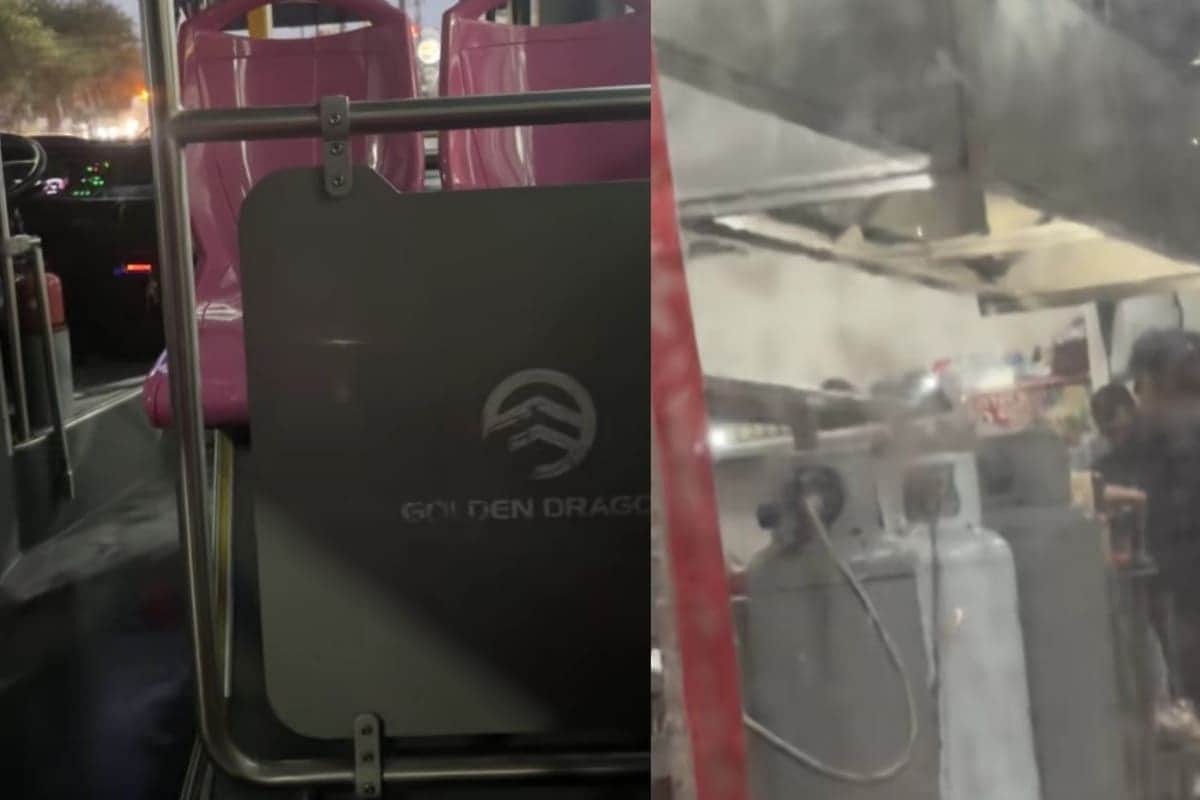 VIDEO: Chofer se baja en puesto de tacos y olvida a pasajera en Monterrey