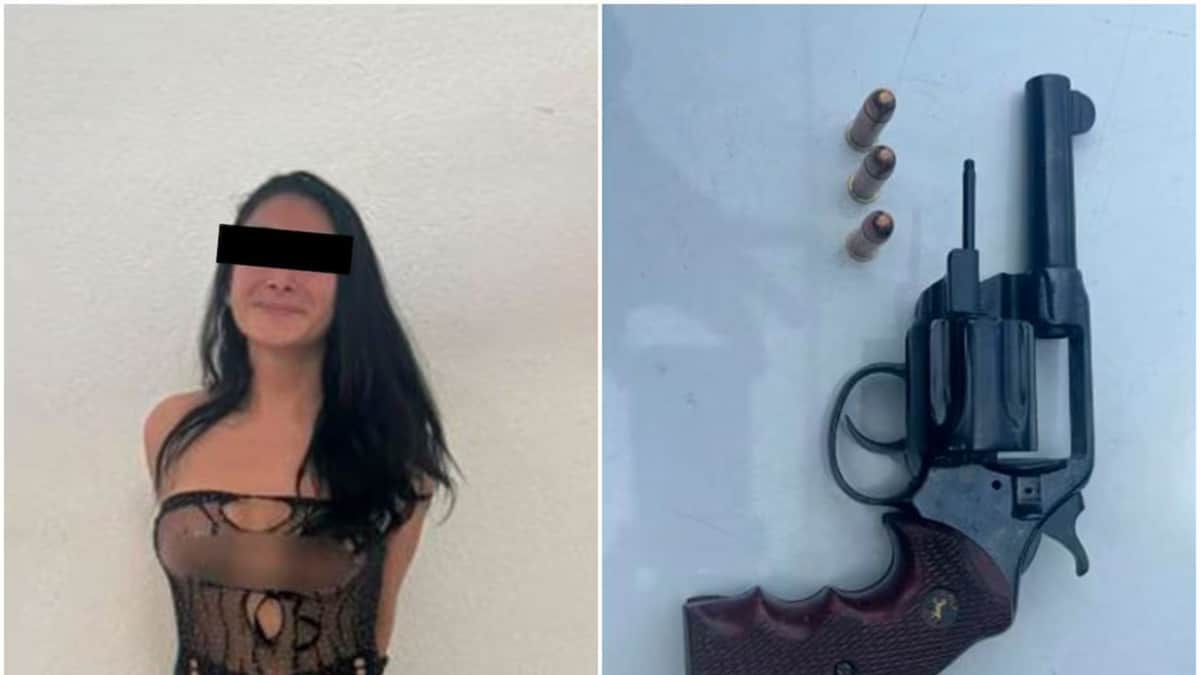 ¡Le sacó la pistola! Trabajadora sexual es detenida tras asaltar a un peatón en CDMX