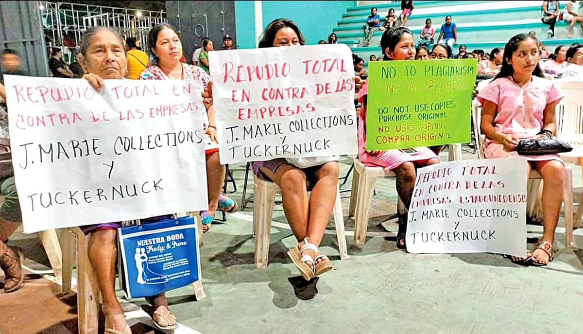 Denuncian plagio textil artesanas mixtecas; acusan a dos marcas de Estados Unidos