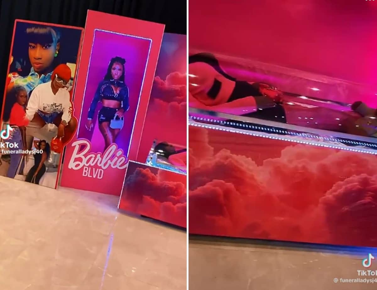 Video: Realizan excéntrico funeral de Barbie a joven en Estados Unidos