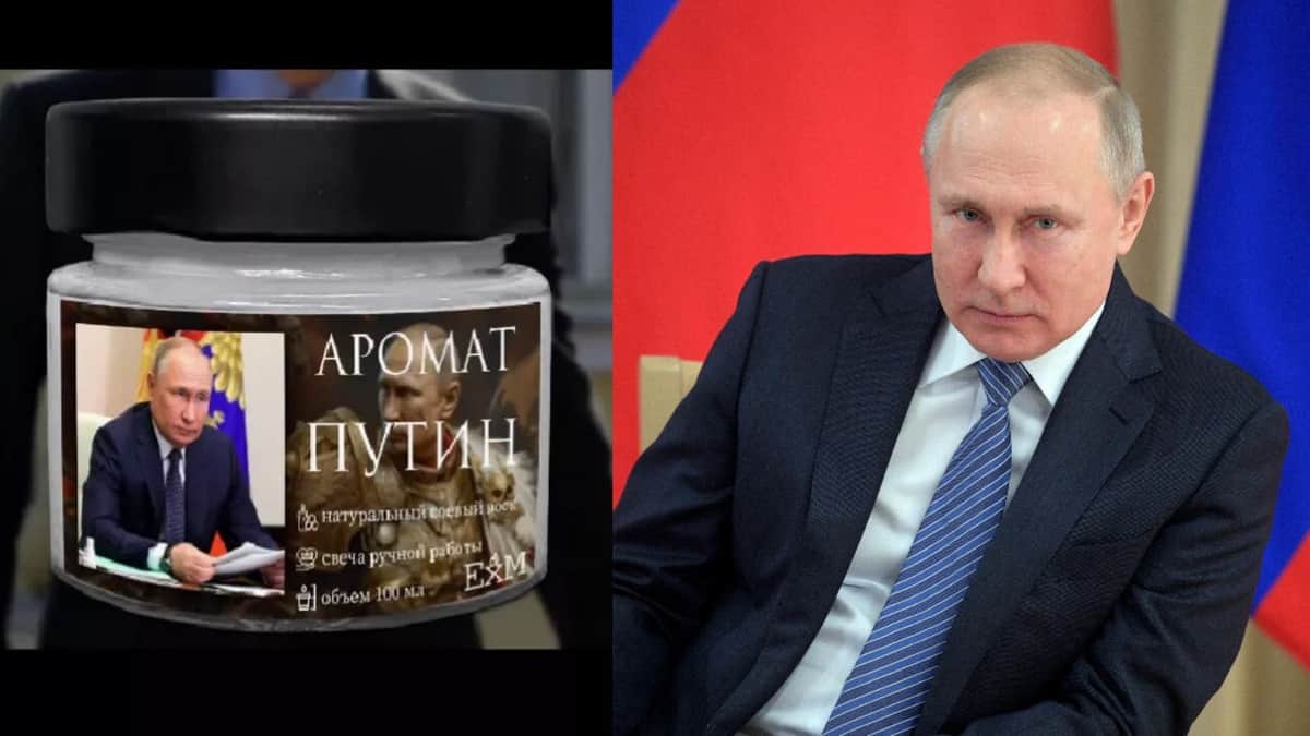 Salen a la venta velas aromáticas con olor a  Vladimir Putin en Rusia
