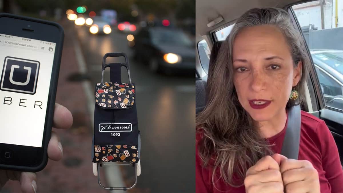 Video: Conductora de Uber causa polémica por negarse a cargar carrito del mandado a una usuaria