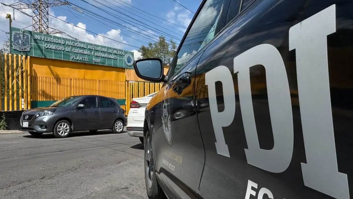 Estudiante mata a su compañero con una navaja al interior del CCH Sur en CDMX