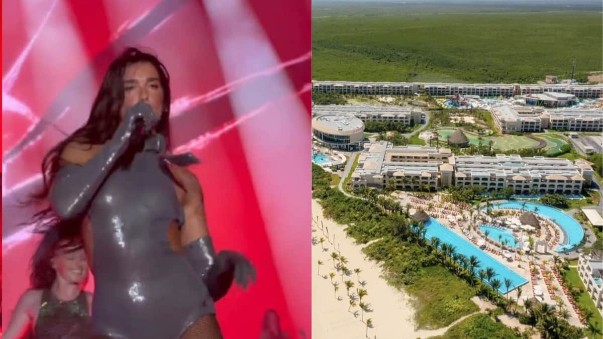 Video: Dua Lipa invade las redes sociales con su concierto privado en el Moon Palace de Cancún