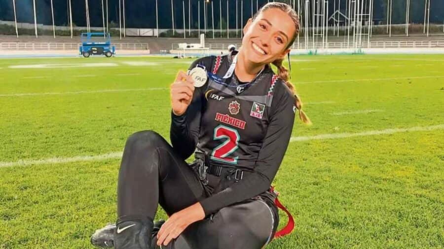 Mexicana Victoria Chávez, jugadora de Flag Football gana el premio "Atleta del año" en los World Games