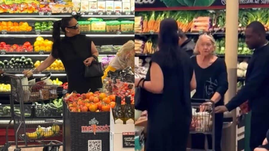 Video: Adulta mayor confunde su carrito de supermercado con el de Rihanna en Los Ángeles, Estados Unidos