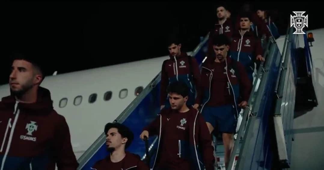 Video: Llega Portugal a Cancún para su juego contra México
