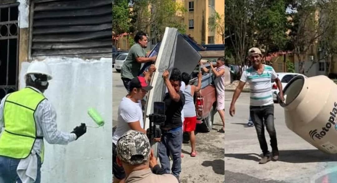 Vecinos de Cancún apoyan a familia tras muerte de madre e hijo en incendio