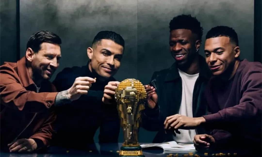 Video: Lego presenta comercial con Messi, CR7, Mbappé y Vinicius Jr
