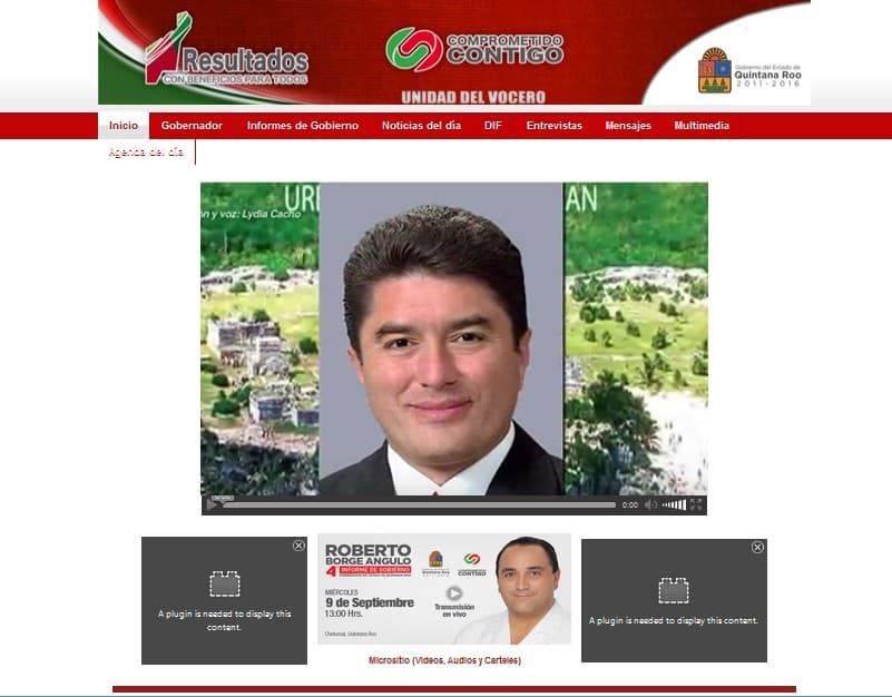 Hackean página de gobierno durante el cuarto informe de Roberto Borge.