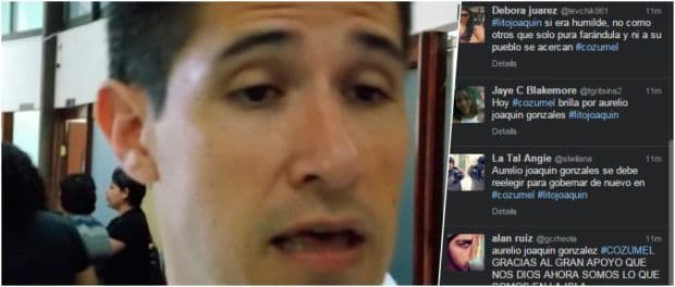 Amanece Cozumel con cientos de mensajes de ‘bots’ candidateando a Aurelio Joaquín para Alcalde