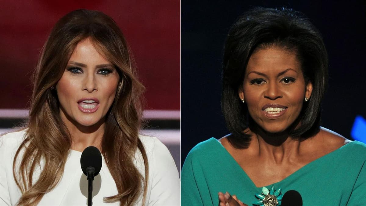 ¿Copió Melania Trump el discurso de Michelle Obama?