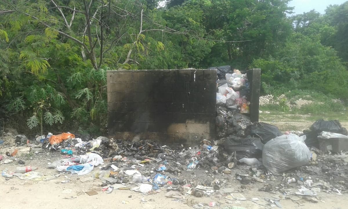 Ante falta de recoja de basura ésta es quemada en Cristo Rey