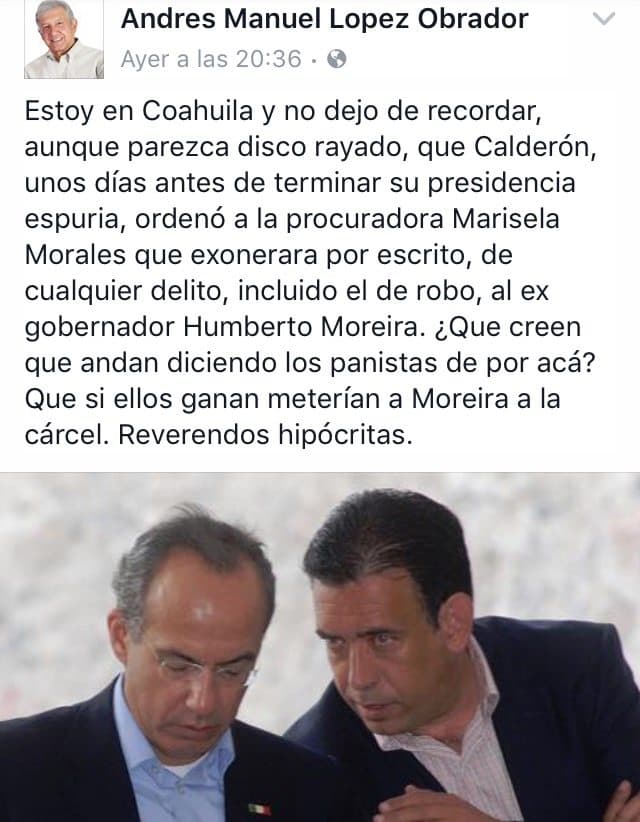 El Peje llama "hipócritas" a los políticos del PAN