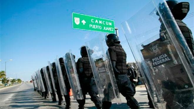 Da Quintana Roo giro en combate a la inseguridad