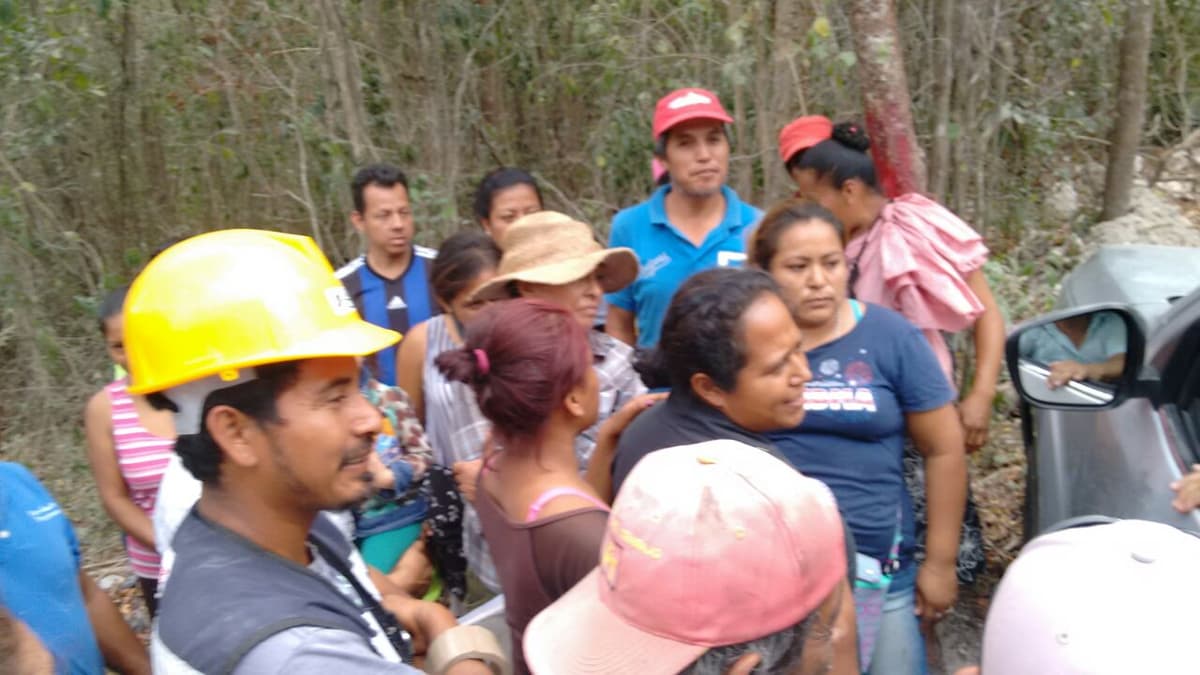 Intentan desalojar nueva invasión en Playa del Carmen
