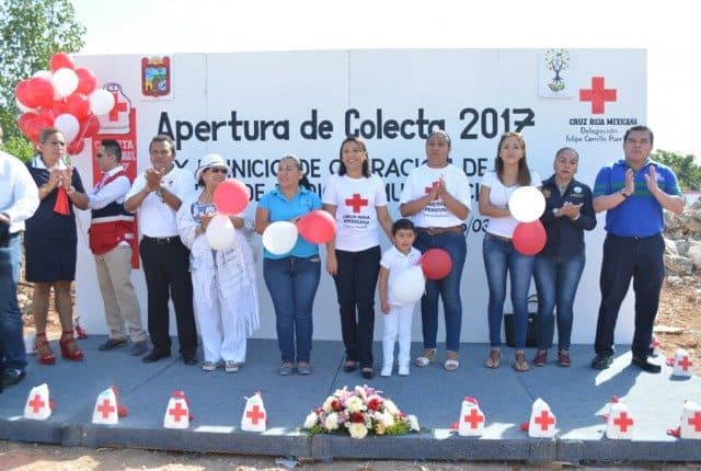Comienza colecta anual de la Cruz Roja Mexicana en Felipe Carrillo Puerto