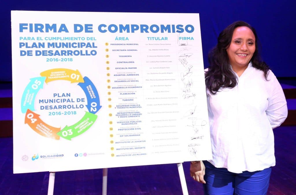 Presenta Gobierno de Solidaridad el Plan Municipal de Desarrollo