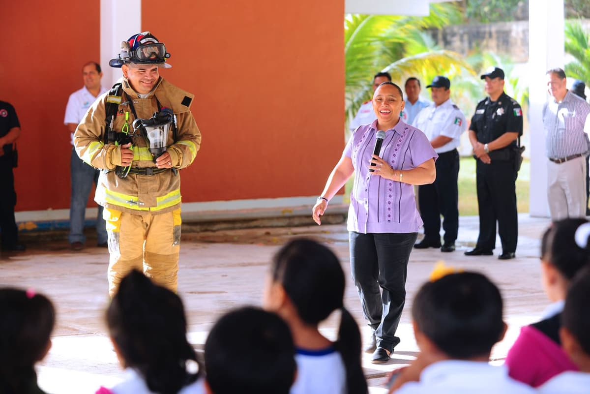 Promueve Cristina Torres la seguridad para los niños con el Programa de Acción Escolar