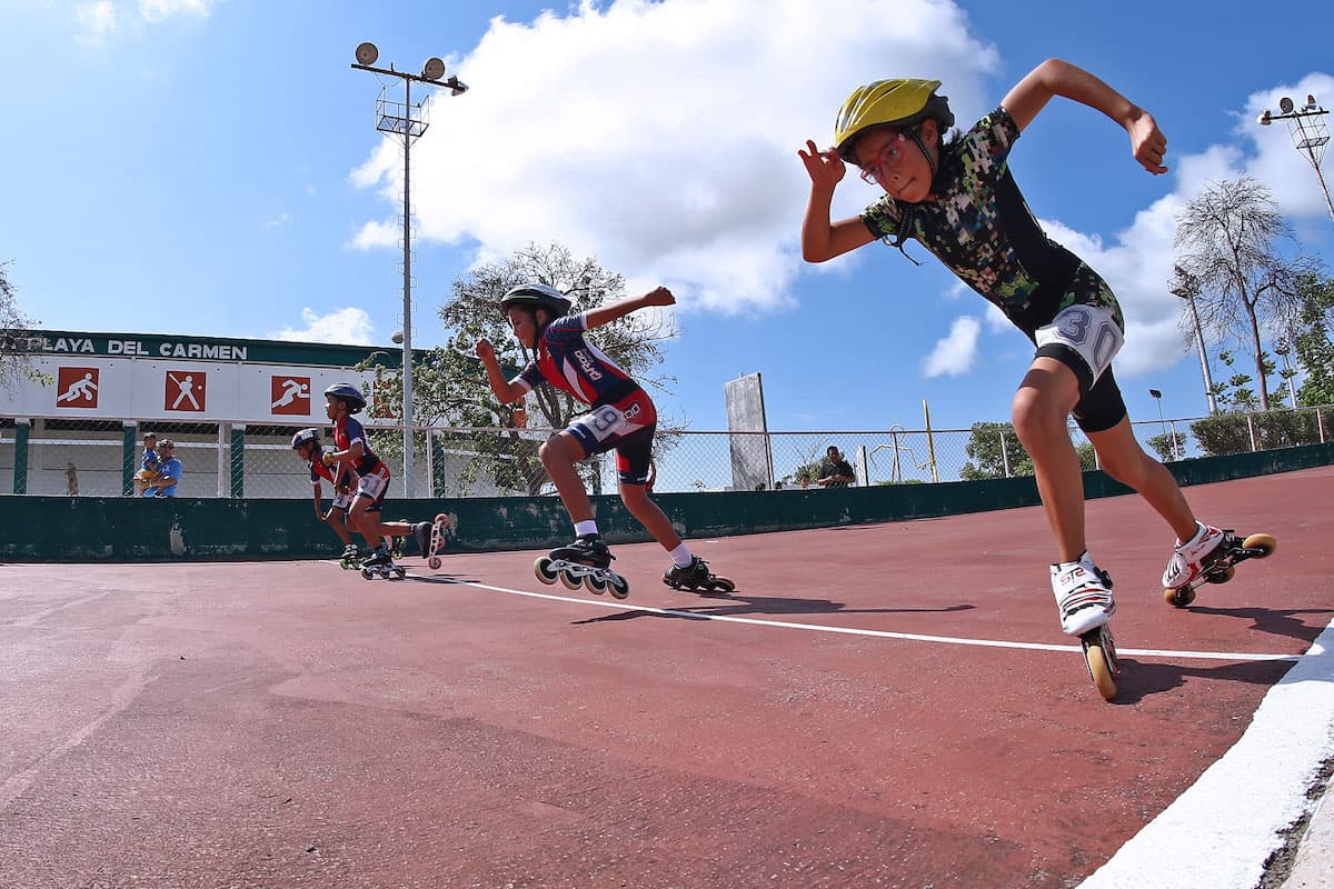 Prepara Solidaridad a deportistas de patinaje sobre ruedas para Olimpiada Nacional