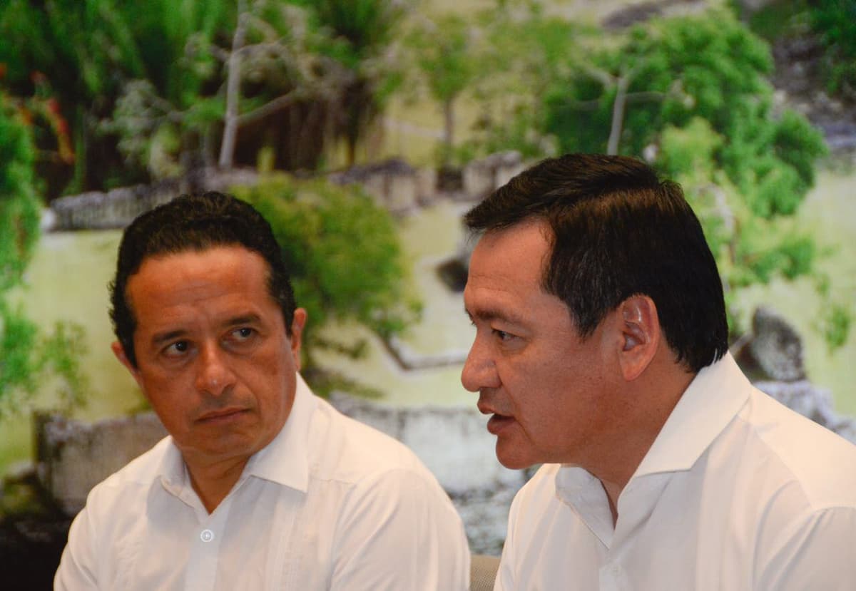 ENCABEZA CARLOS JOAQUÍN REUNIÓN SOBRE SEGURIDAD CON OSORIO CHONG