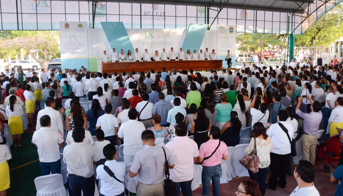 ¡De fiesta! Celebran noveno aniversario de la creación de Tulum