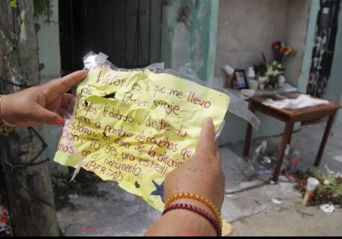 Rinden homenaje a "Lalo" joven víctima fatal de #LordNaziRuso