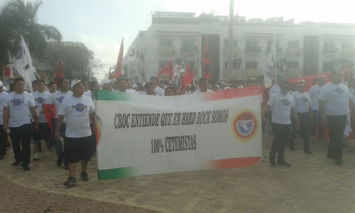 Se destapa conflicto en desfile del Día del Trabajo