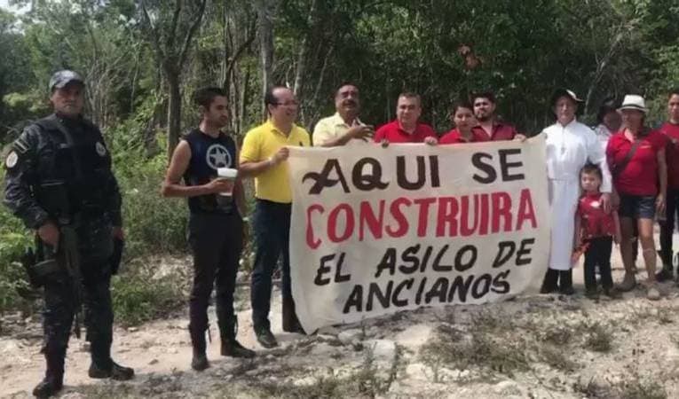 Marciano Toledo dona terreno a Fundación Yantra para construir asilo