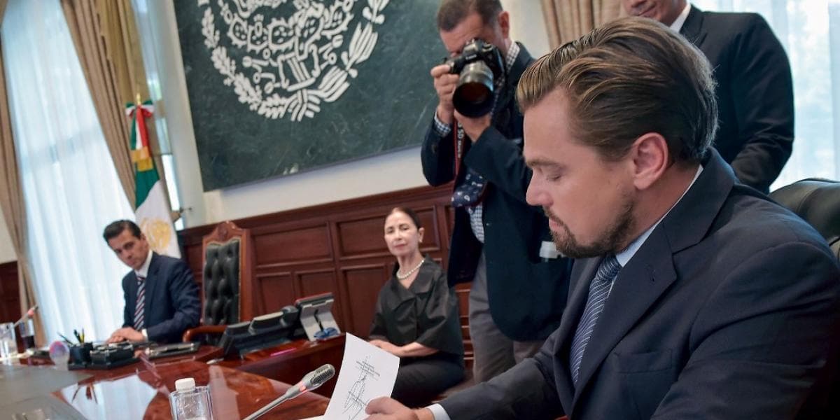 Peña Nieto, Slim y Leonardo DiCaprio se reúnen para salvar a la vaquita marina