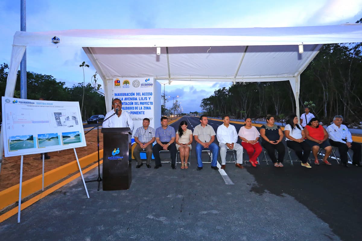 Inauguran avenida Lilis como parte del Programa de Interconexión de Vialidades