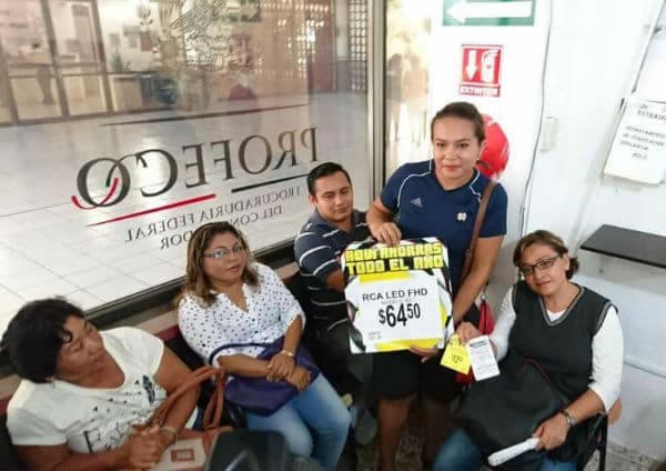 Venden televisiones de 42 pulgadas en 64 pesos por error