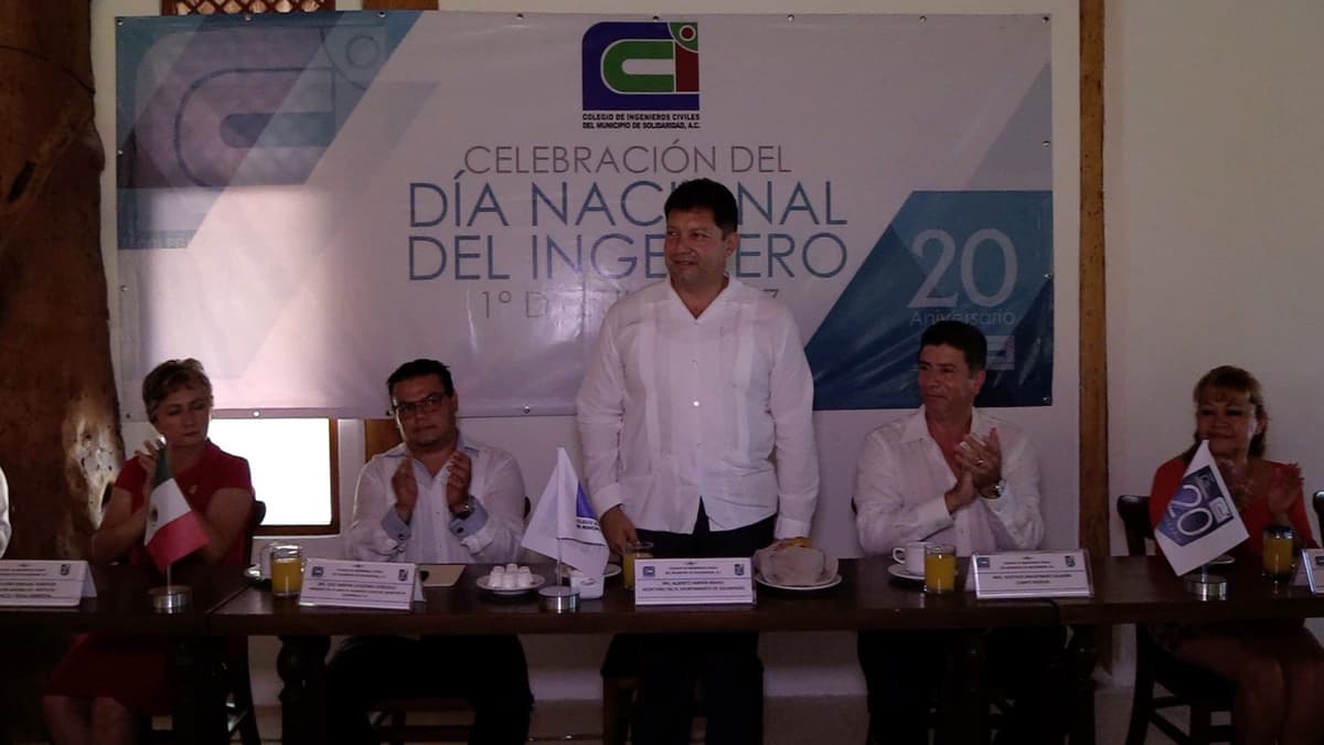 Solidaridad reconoce compromiso de ingenieros civiles