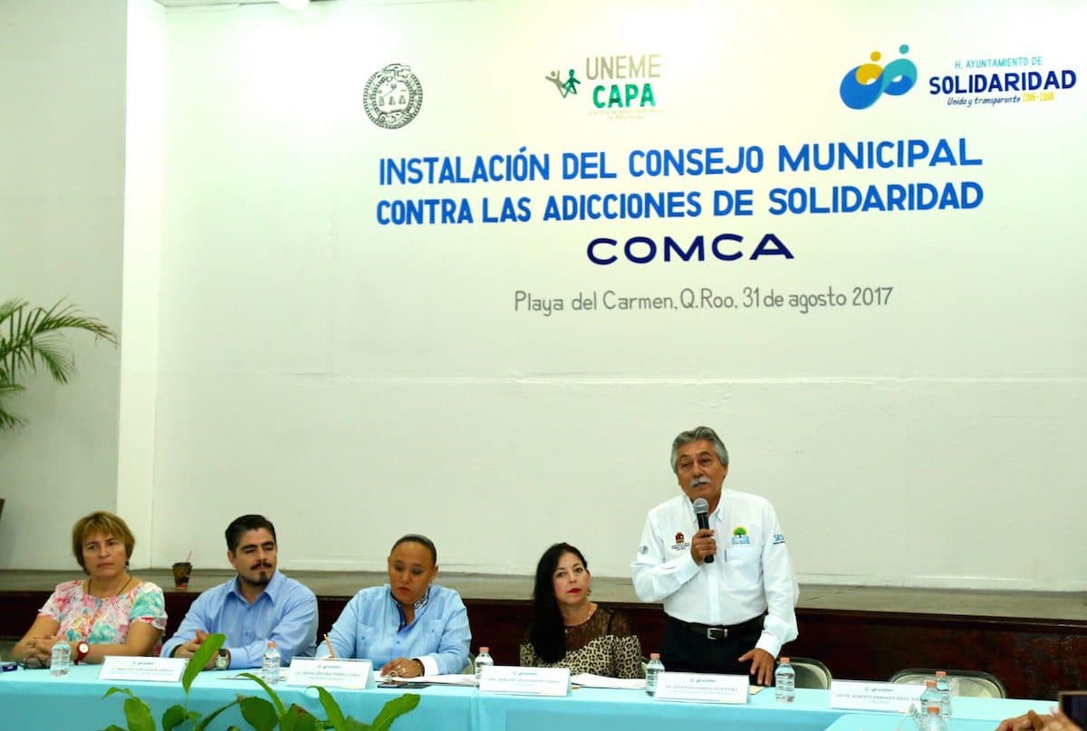 Gobierno de Solidaridad trabaja para prevenir y atender adicciones