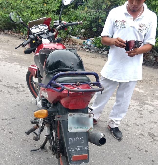 Policía Estatal Preventiva detiene en Cancún a persona con presunta droga