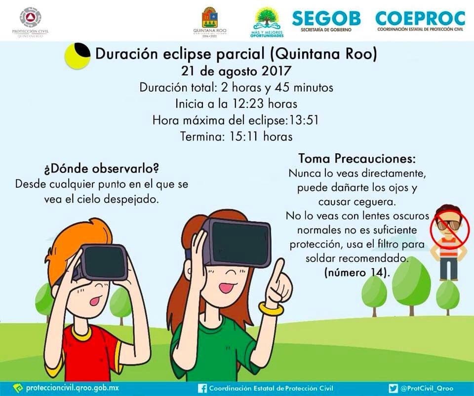 Conoce los consejos para el eclipse solar de hoy