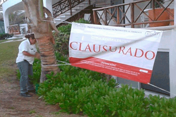 Violan sellos de PROFEPA en Parque Nacional Tulum