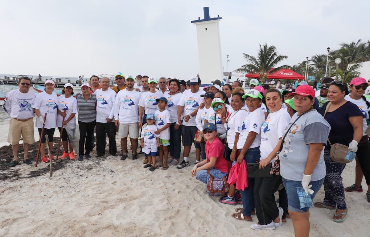Puerto Morelos se une a esfuerzo de limpieza internacional de playas