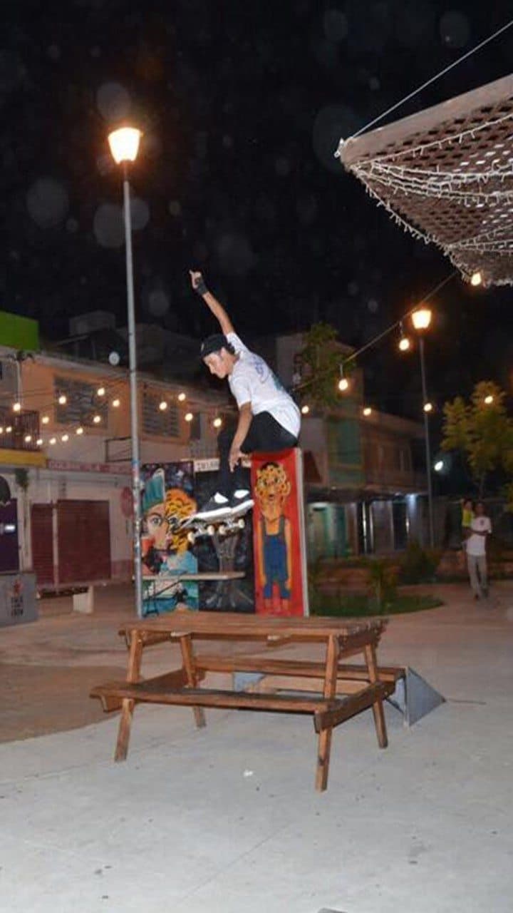 Realizan competencia de skateboarding en Callejón del Arte chetumaleño