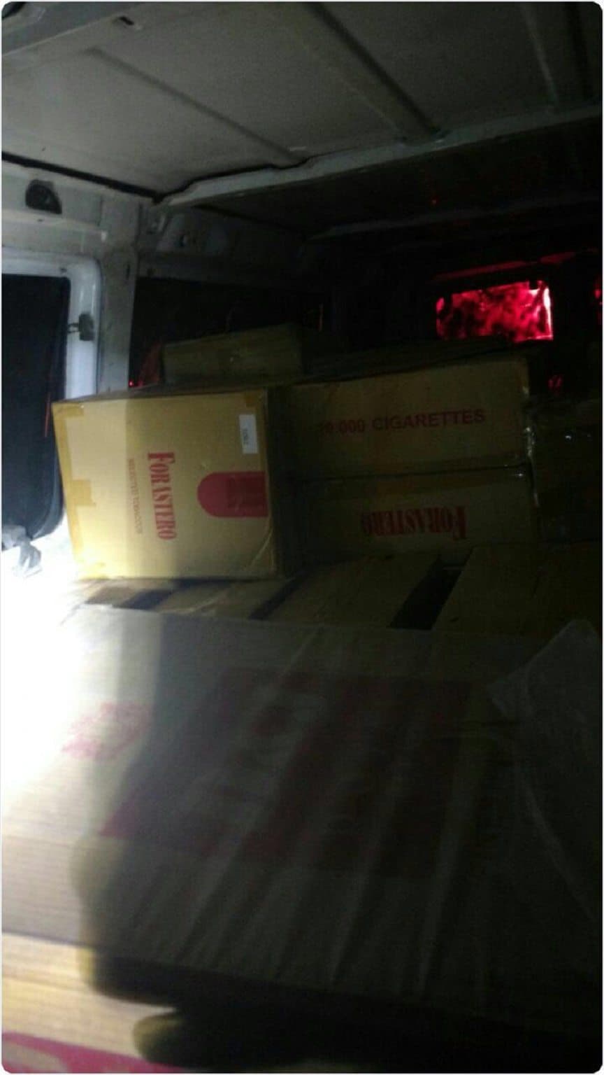 Aseguran cuantioso cargamento de cigarros de procedencia ilícita