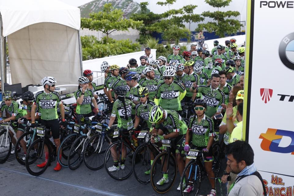 Ciclistas se alistan para el GFNY Cozumel