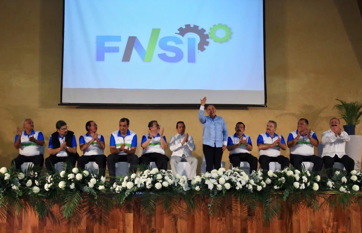 Clausura del Congreso de la Federación Nacional de Sindicatos Independientes de México (FNSI)