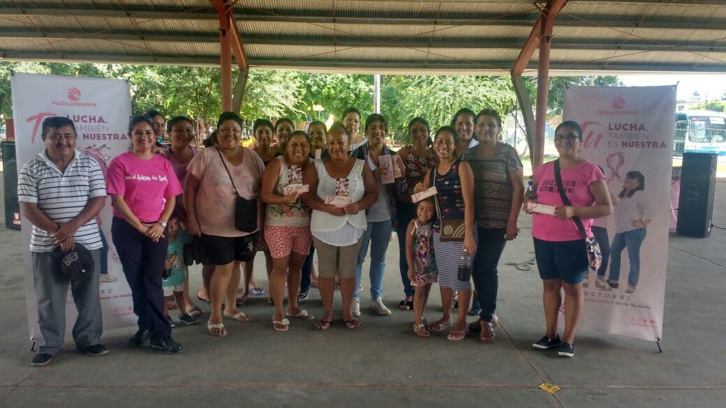 Promueve Aguakan jornadas para detección y atención del cáncer de mama